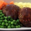 Beef Rissoles with Gravy - Large 1