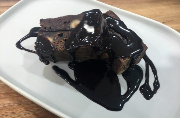 chocolate hazelnut brownie